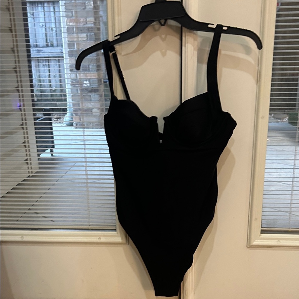 Shade & Shore Black One-Piece Swimsuit